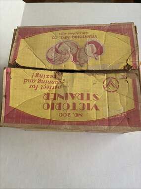 VTG Victorio No 200 Food Strainer Tomato Sauce Juicer Puree Box USA replacement